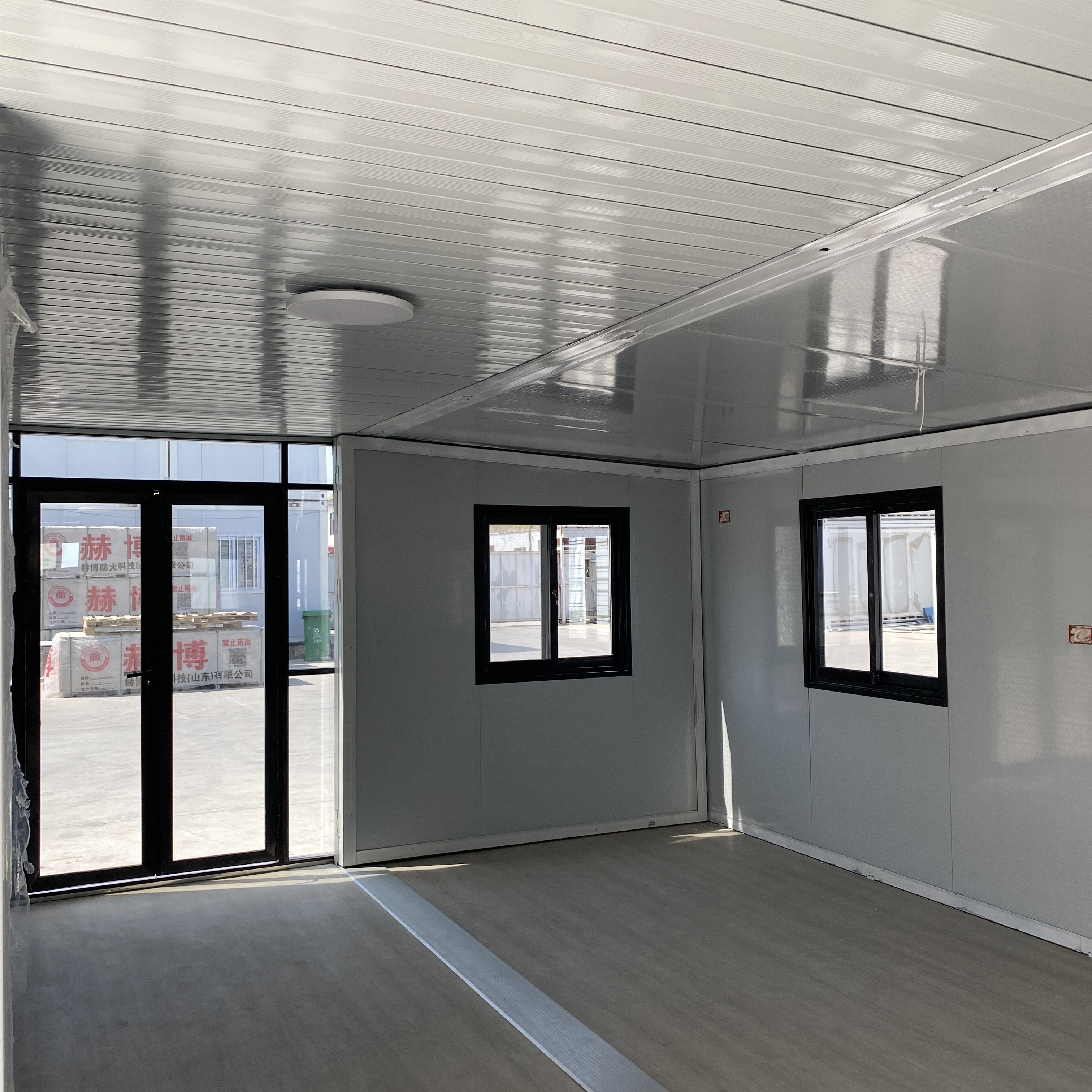 40Ft Grey Siding Expandable Container House