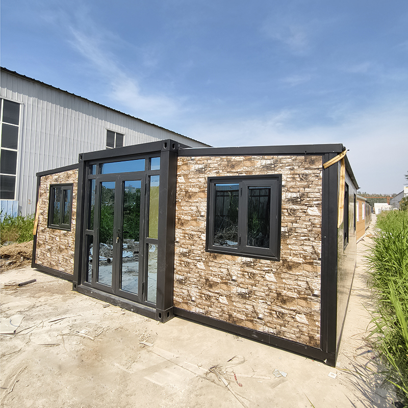 Stone Wall Decoration Expandable Container House | Modular Homes | YJD