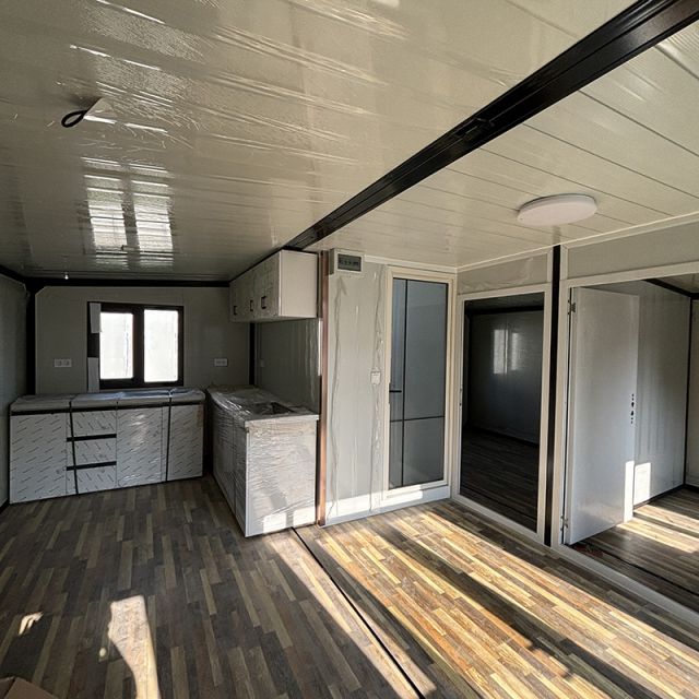 Expandable Container House With Triangular Roof