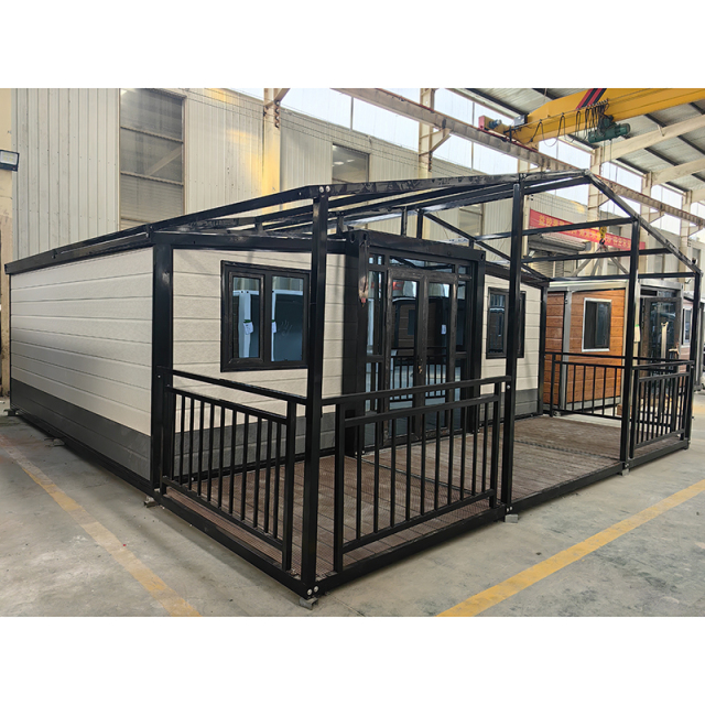 Expandable Container House With Porch And Roof
