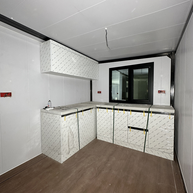 40Ft Custom Wood Grain Wallboard Container House