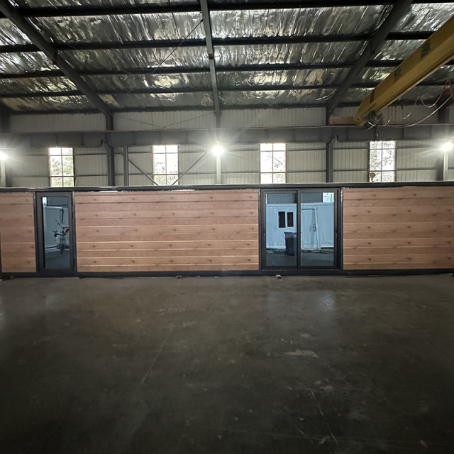 40Ft Custom Wood Grain Wallboard Container House