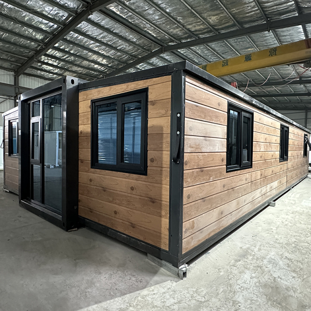 40Ft Custom Wood Grain Wallboard Container House