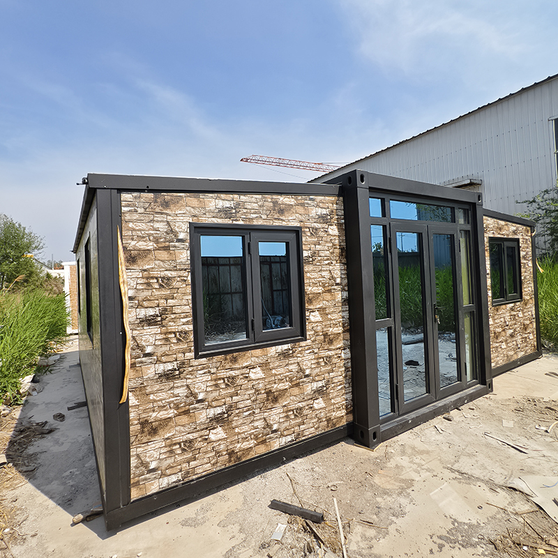 Stone Wall Decoration Expandable Container House | Modular Homes | YJD