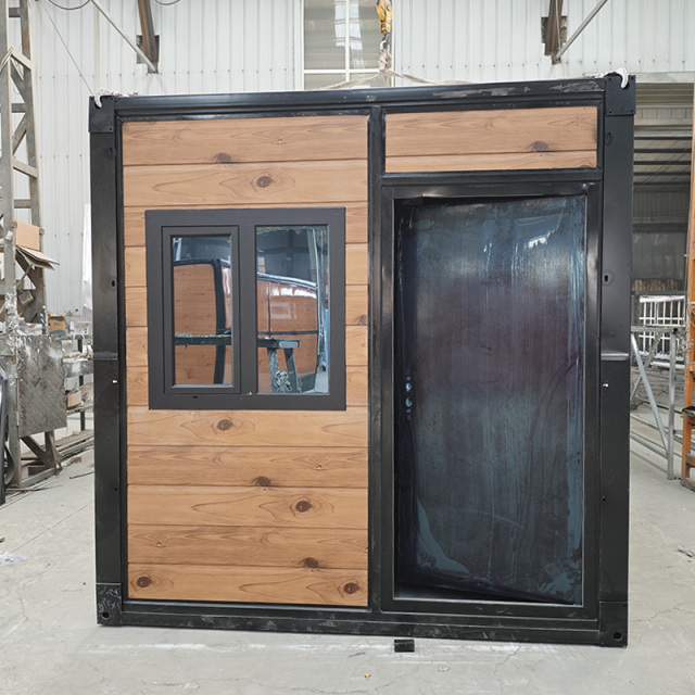 Wood Grain Folding Container House