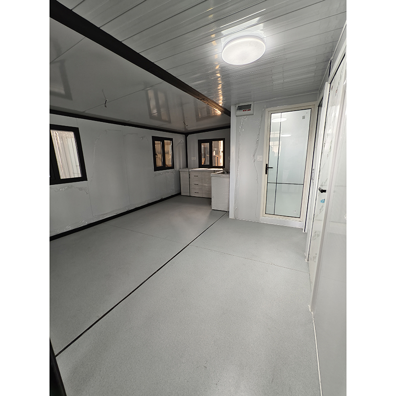 Gray Brick Wall Decoration Expandable Container House
