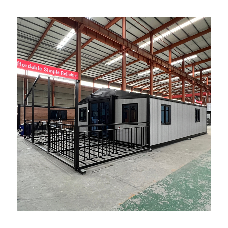30ft Tiny House Foldable Modular House With Porch + Shelter
