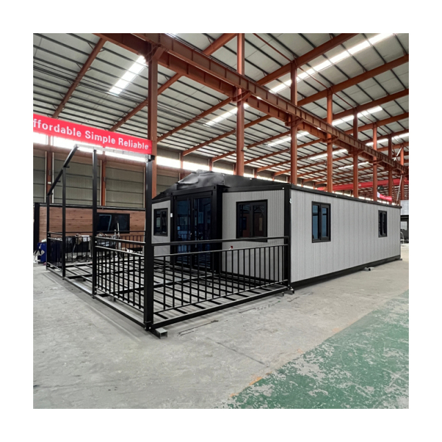 30ft Tiny House Foldable Modular House With Porch + Shelter