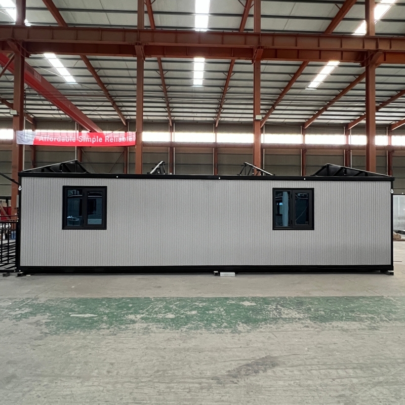 30ft Tiny House Foldable Modular House With Porch + Shelter
