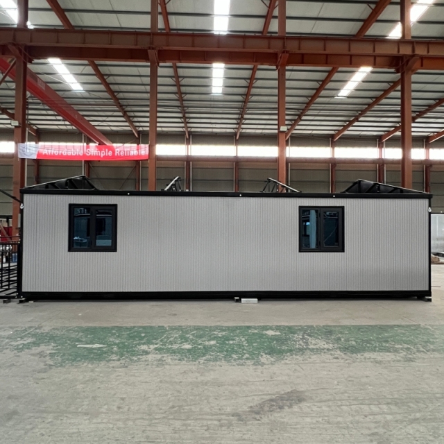 30ft Tiny House Foldable Modular House With Porch + Shelter