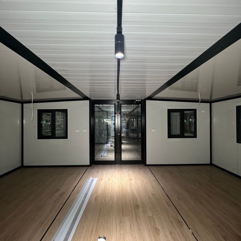 30ft Tiny House Foldable Modular House With Porch + Shelter