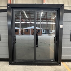Container House with One Side Glass