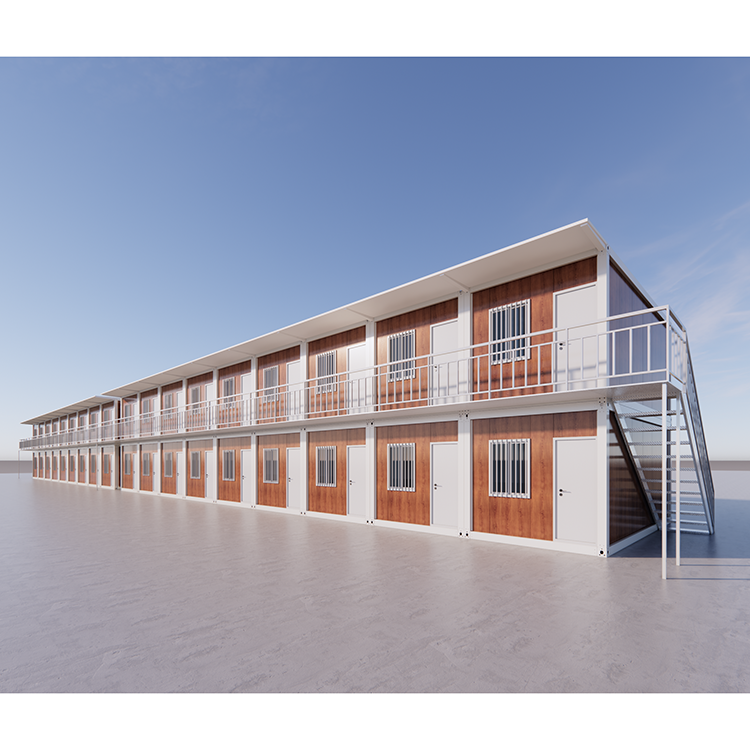 Construction site container housing