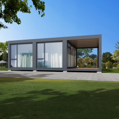 Glass villa house luxury