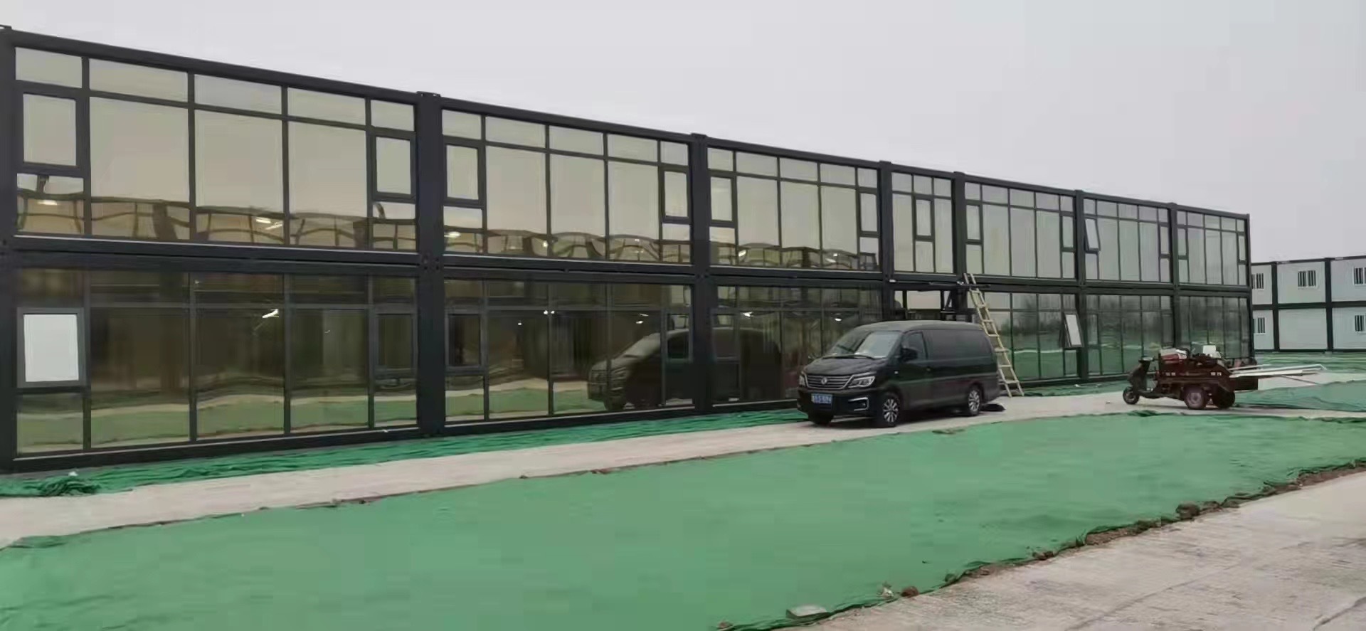 Home building prefab container apartment building