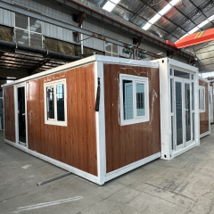 chinese prefab tiny folding container house for sale to live in