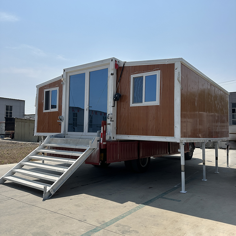 Buy 2 bedroom premade foldable tiny house kits with stairs