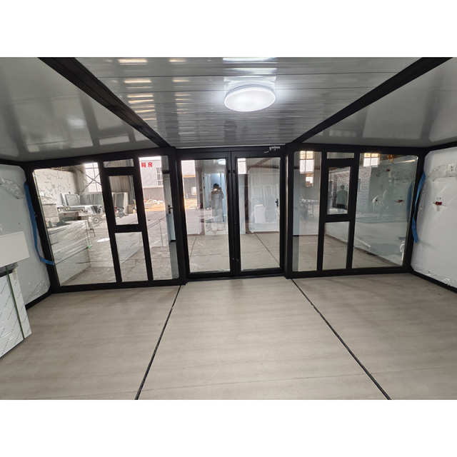 Prefabricated Glass Modular Foldable Tiny House for Sale – Exported to Australia