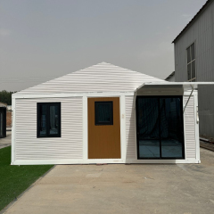 Folding ready made flat roof modular homes with prices