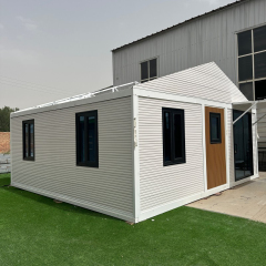 Folding ready made flat roof modular homes with prices