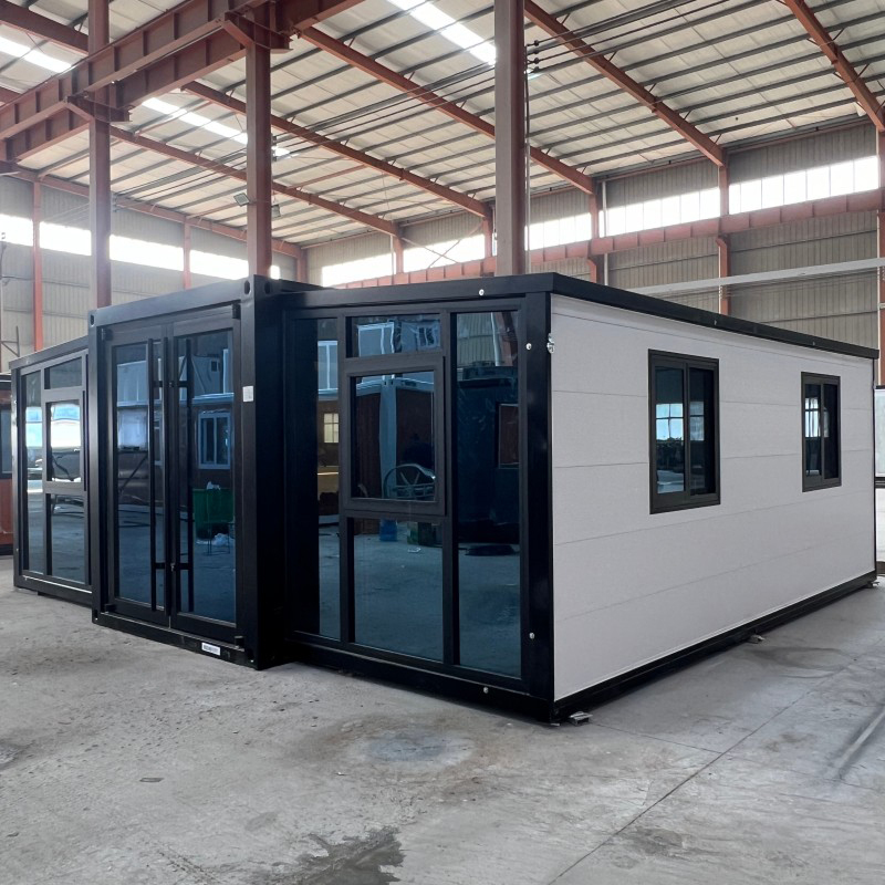 Affordable small homes fold out container house