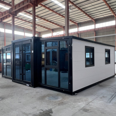 Affordable small homes fold out container house