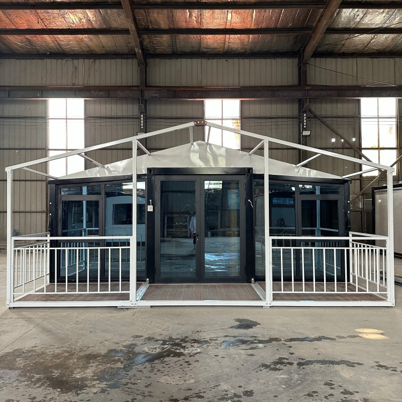 20ft Expandable Folding House with Roof and Terrace | Prefab Home by YJD