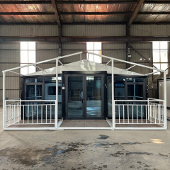 20ft Expandable Folding House with Roof and Terrace | Prefab Home by YJD