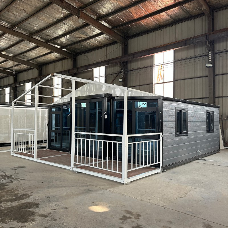 20ft Expandable Folding House with Roof and Terrace | Prefab Home by YJD