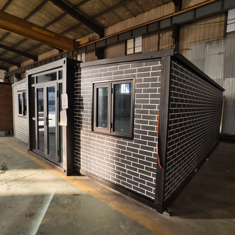 Customizable Modular Bricks 20ft Expandable Granny Flat – Compact, Brick-Finish, and Ready to Live