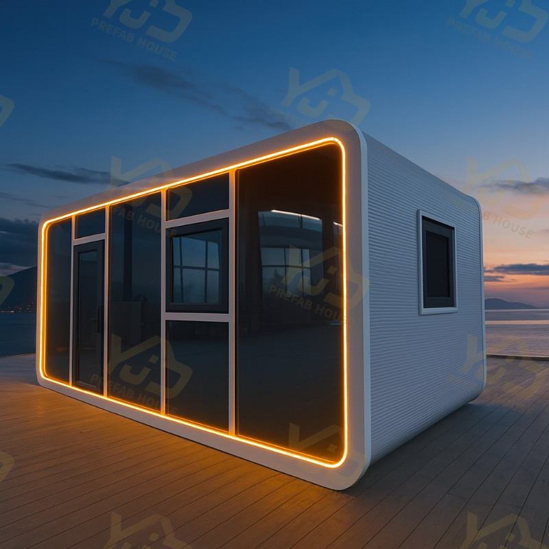 Apple Cabin House with LED Light | Prefab Modular Homes Australia