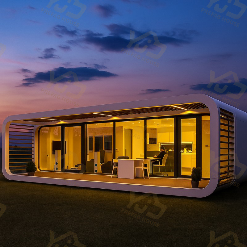 Apple Log Cabin | Modern Prefab Apple Cabin by Hebei YJD