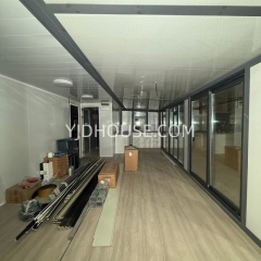 11.2m Luxury Expandable Container House with Sloped Roof | Modern Prefab Villa