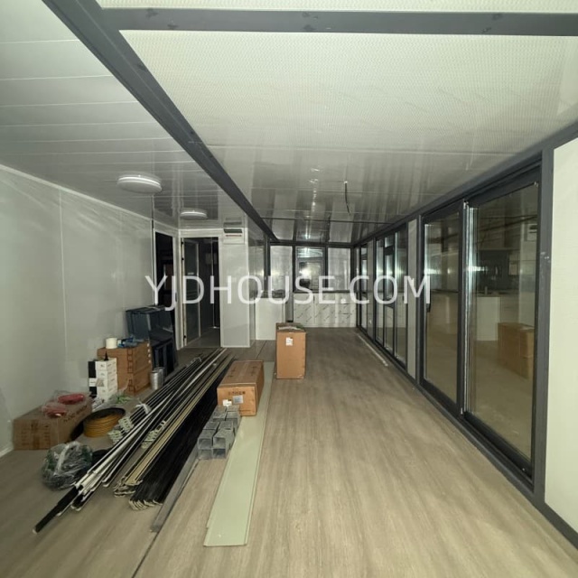 11.2m Luxury Expandable Container House with Sloped Roof | Modern Prefab Villa