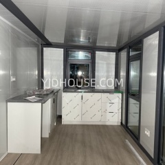 11.2m Luxury Expandable Container House with Sloped Roof | Modern Prefab Villa