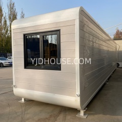 40ft Modern Apple Cabin Tiny House with Wood Panels