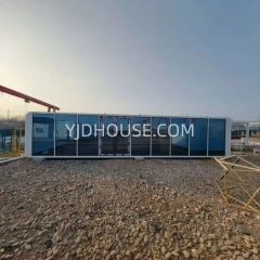 Luxury Apple Cabin with Glass Front: Prefab Modular Living Space
