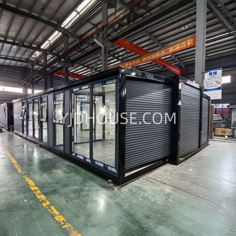 40ft Container Home | Modern 2 Bedroom Prefab House & Floor Plans
