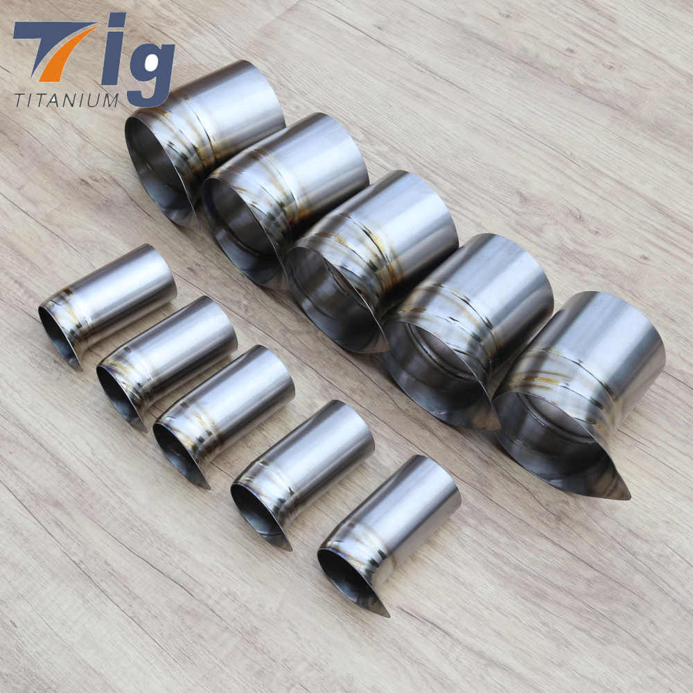 2.5" 3" 3.5" 4" 4.5" 5" Titanium Tear Drop TearDrop Exhaust Tip