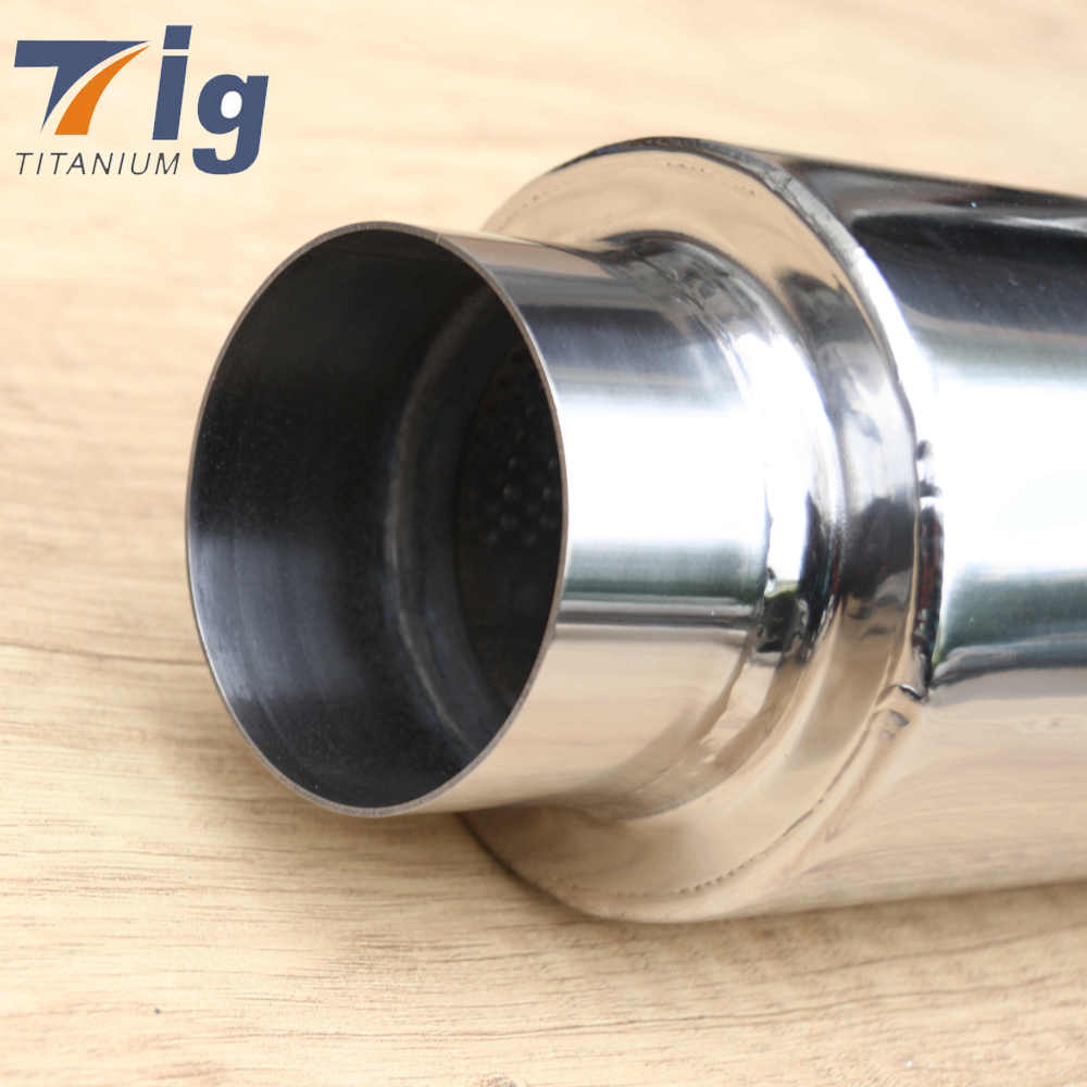 Titanium Universal Mufflers with Exhaust Tip 3inch inlet