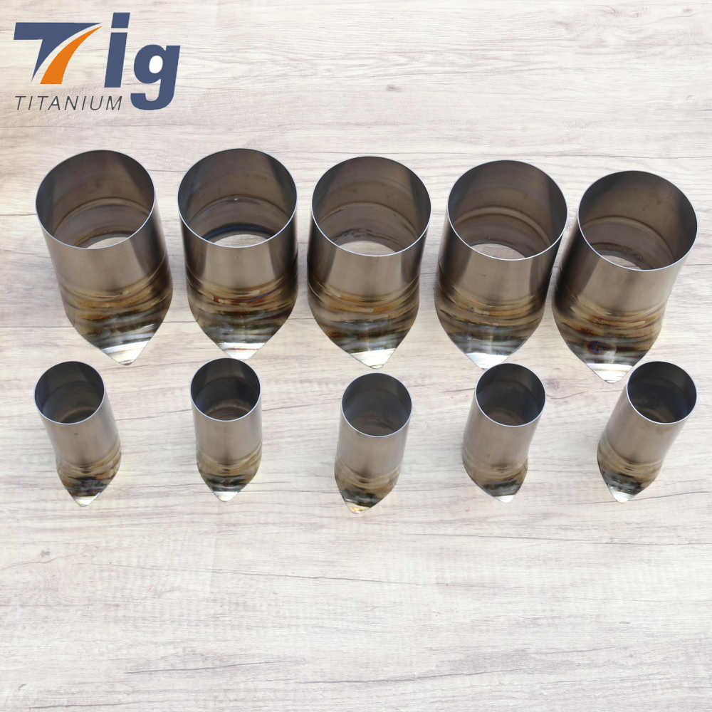 4.5" Titanium EXHAUST/DUMP TUBE (DIY) teardrop exhaust tips