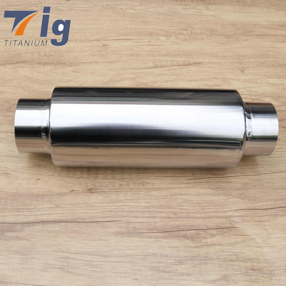 Titanium Universal Mufflers with Exhaust Tip 3inch inlet