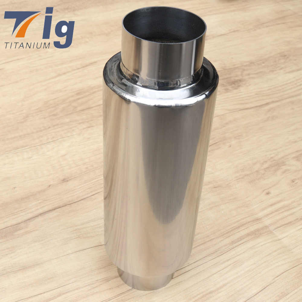 Titanium Universal Mufflers with Exhaust Tip 3inch inlet