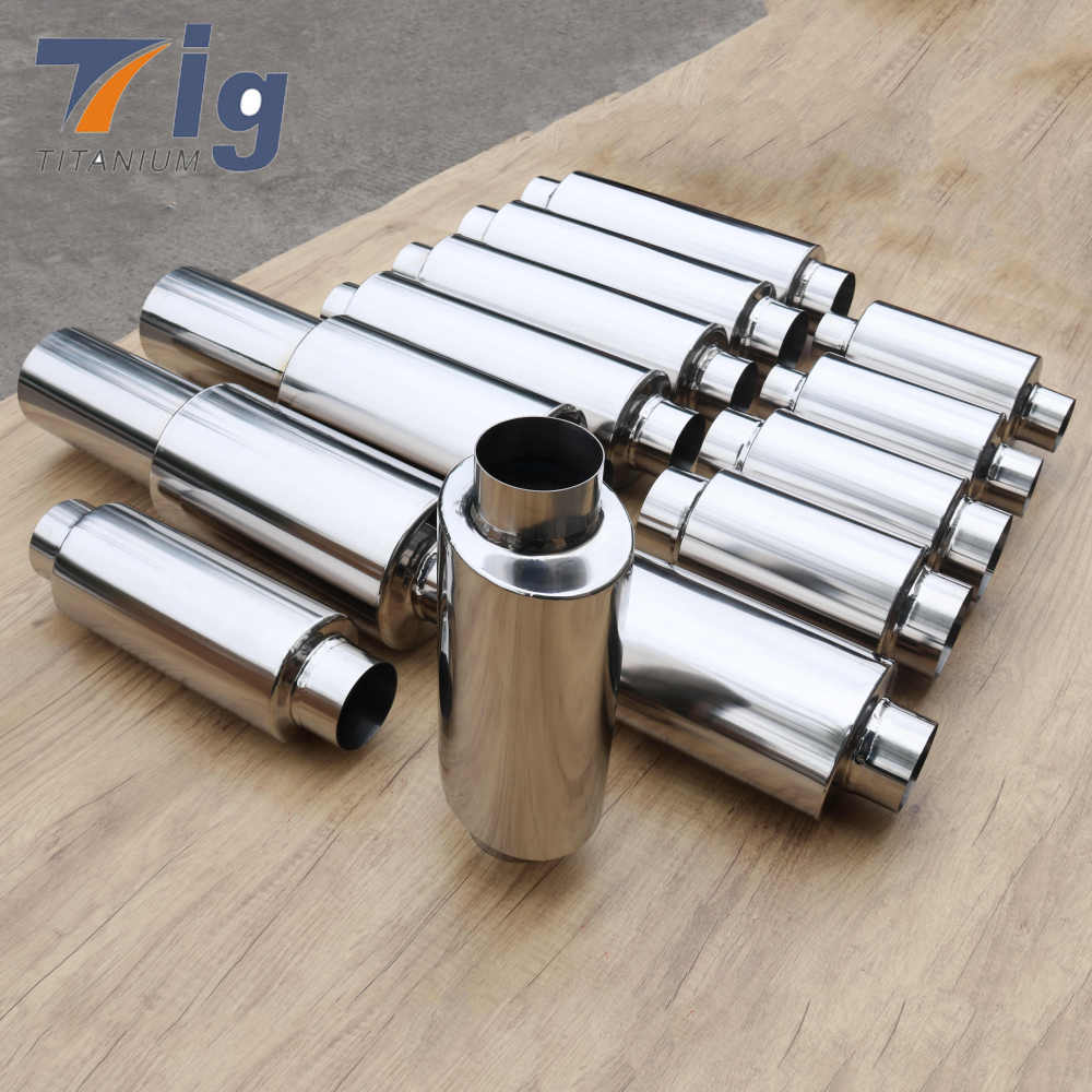2.5'' 3" 3.5'' 4.3" 4.6'' Titanium Turndown Universal Muffler