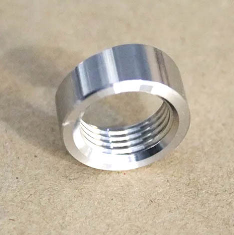 Titanium O2 Oxygen Sensor Curve Notched Nut Bung M18 X 1.5mm