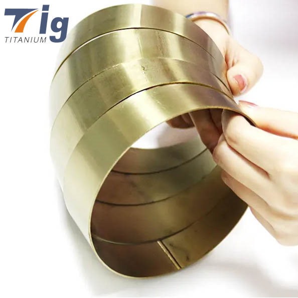 1.75" 3" 4" golden Colored 1.0mm Titanium Pie Cuts 1.0D Radius (6pcs for 90* bend)