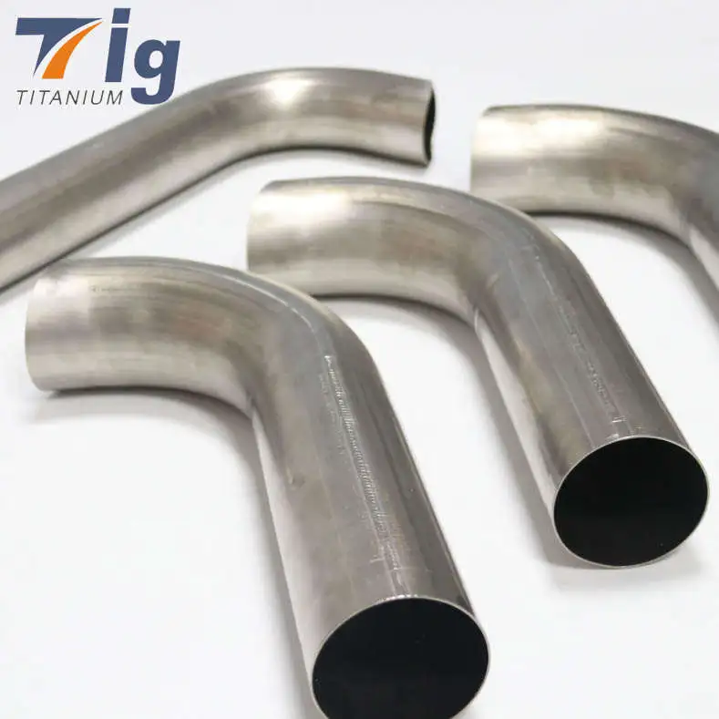 Vibrant 3in. O.D. Titanium 45 Degree Mandrel Bend Tube / 4in. CLR main image 1