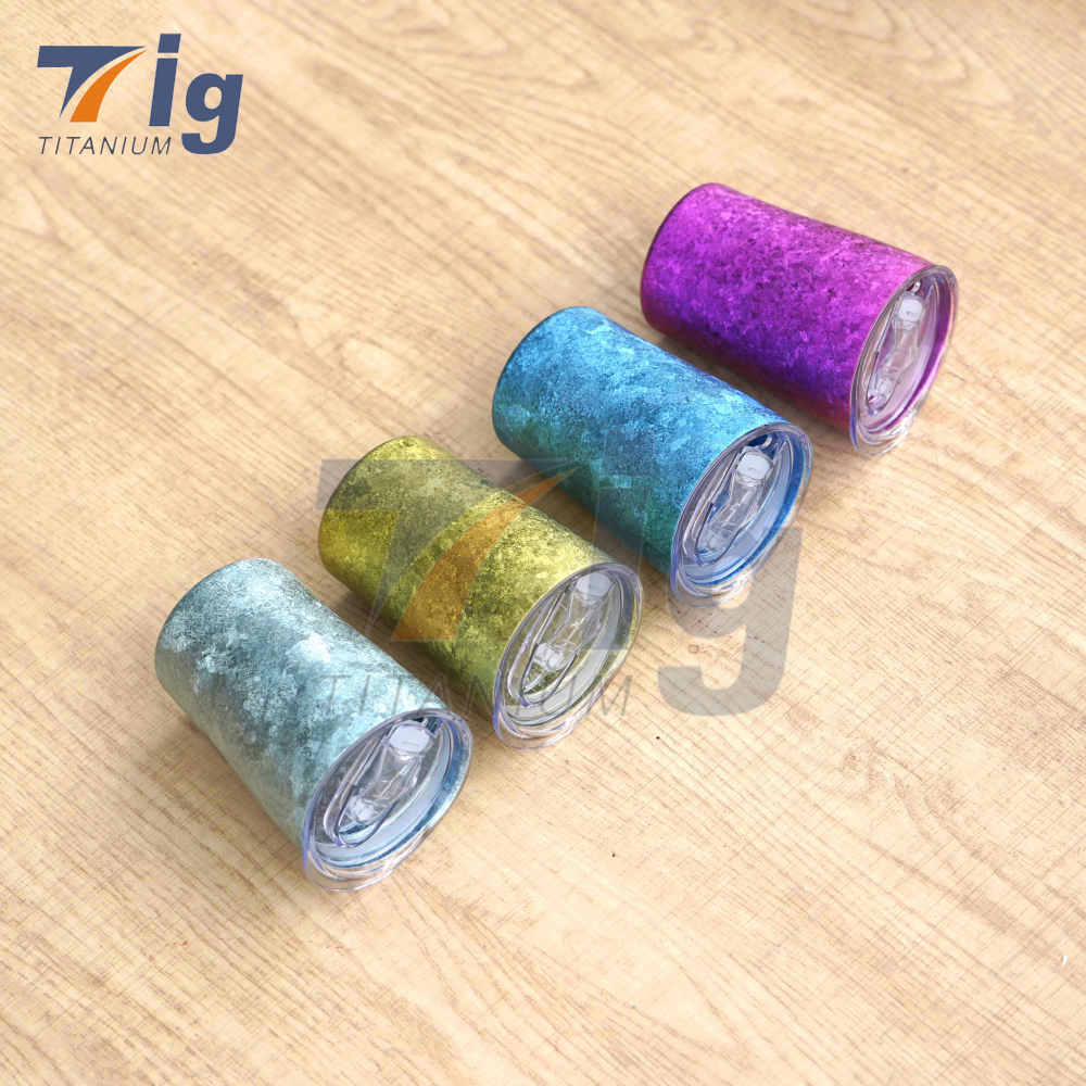 Custom capacity titanium cup