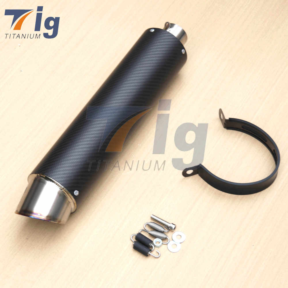 1.75inch titanium muffler 600cc motorbike engines