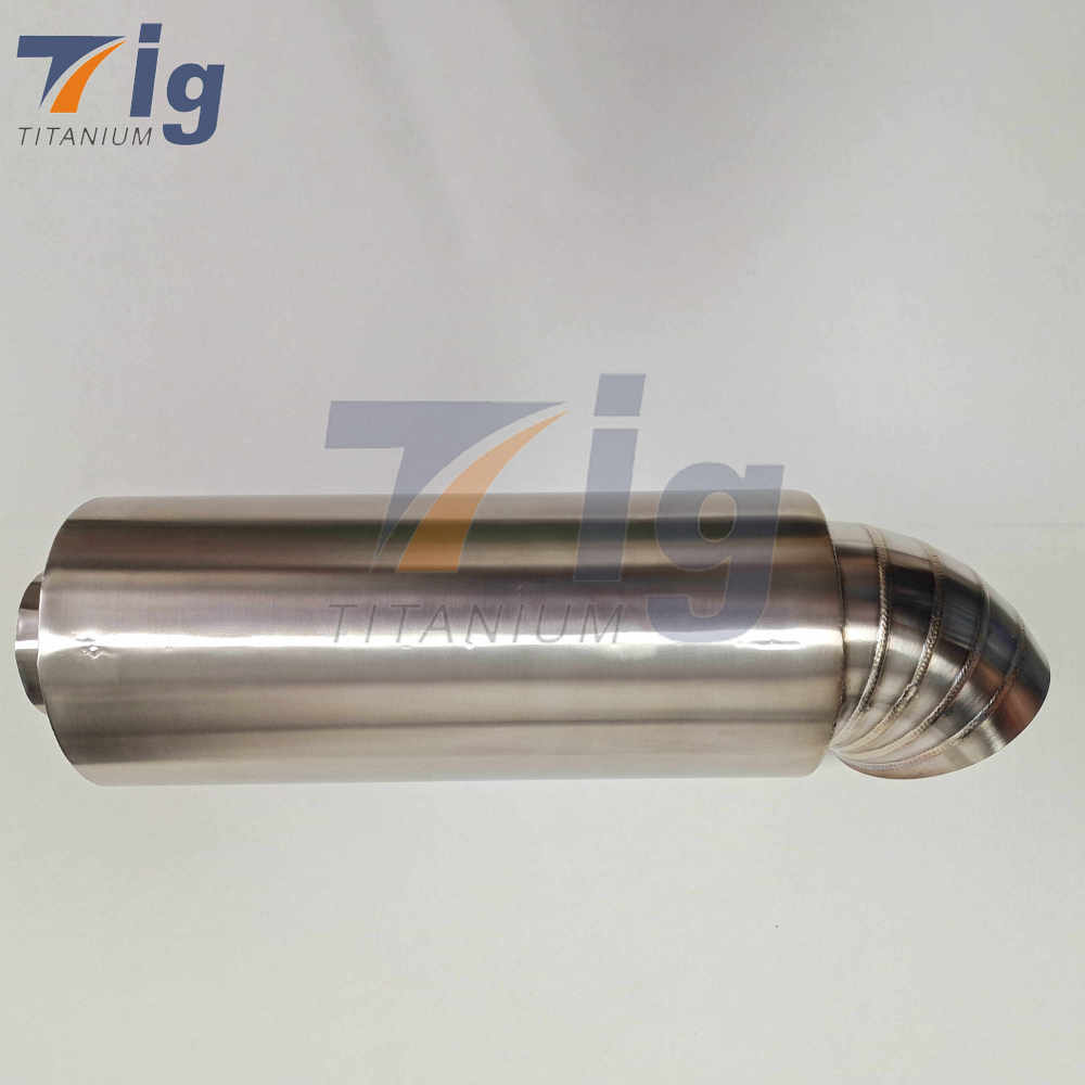 CUSTOM titanium plated 2.5"/ 3"/3.5"/4" exhaust muffler for HKS
